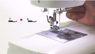 Necchi NC series sewing machine application